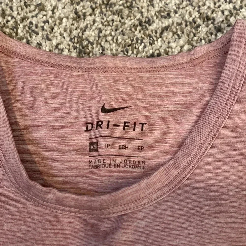 Nike DriFit Tank in Dusty Pink